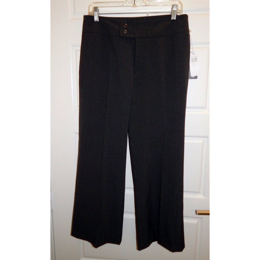 New Not Your‎ New Daughter NYDJ Charcoal Stretch Pants sz 6
